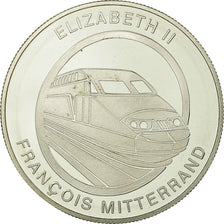 France, Medal, Tunnel sous la Manche - Elizabeth II, Mitterrand, 1994