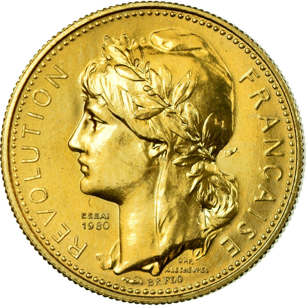 Francja, Medal, Bicentenaire de la Prise de la Bastille, 1989, MS(65-70)
