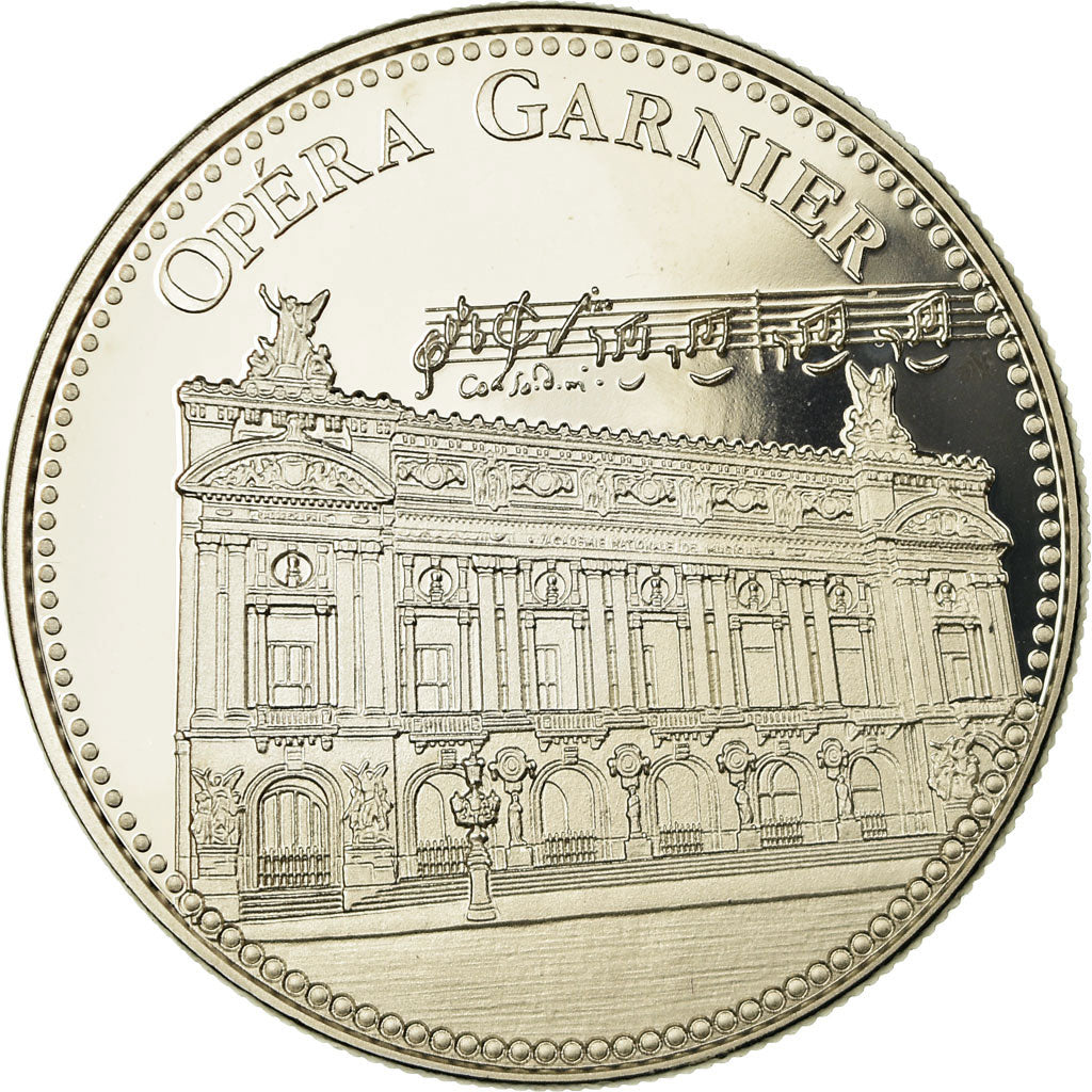 France, Medal, 75/ Paris - Opéra Garnier, MS(65-70), Copper-nickel