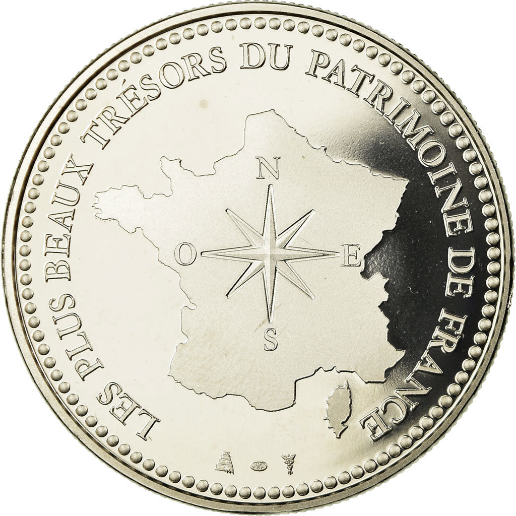 Francia, medalla, Château de Vaux-le-Vicomte, FDC, Cobre - níquel