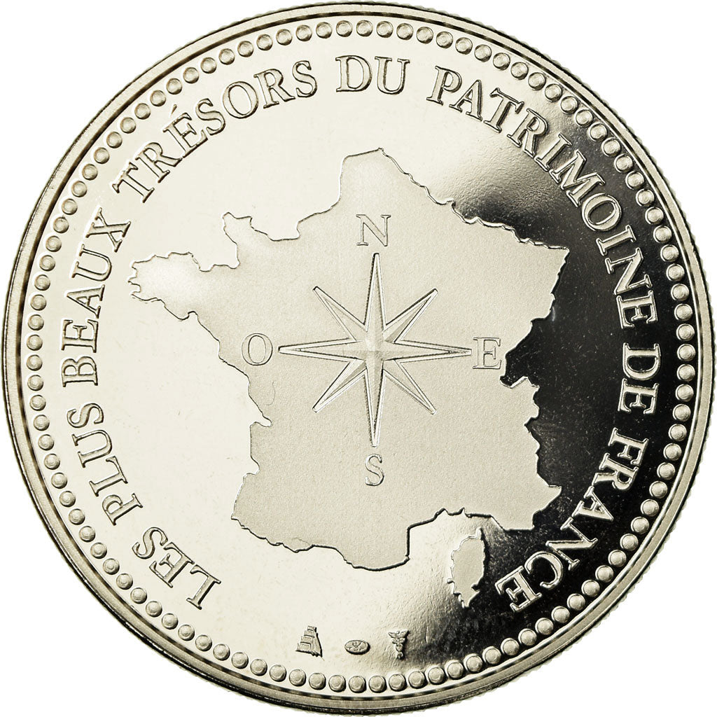 France, Médaille, Notre Dame de Lourdes, FDC, Copper-nickel