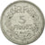 Moneda, Francia, Lavrillier, 5 Francs, 1946, Castelsarrasin, MBC, Aluminio