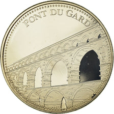 France, Medal, Pont du Gard, Nîmes, MS(65-70), Copper-nickel