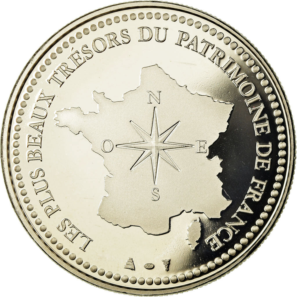 France, Medal, Pont du Gard, Nîmes, MS(65-70), Copper-nickel