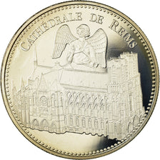 France, Medal, Cathédrale Notre-Dame, Reims, MS(65-70), Copper-nickel