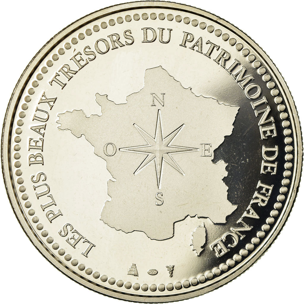 France, Medal, Cathédrale Notre-Dame, Reims, MS(65-70), Copper-nickel