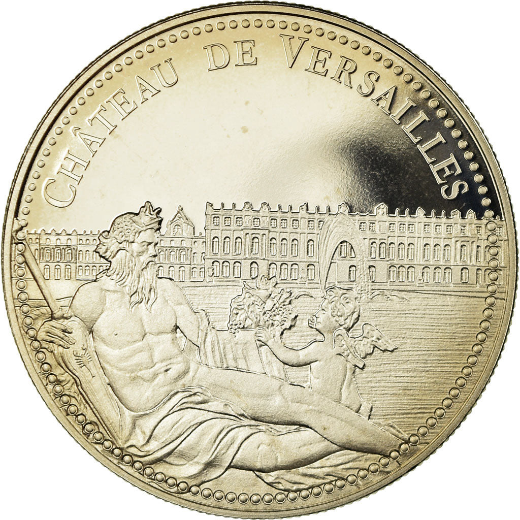 France, Medal, Le Château de Versailles, MS(65-70), Copper-nickel