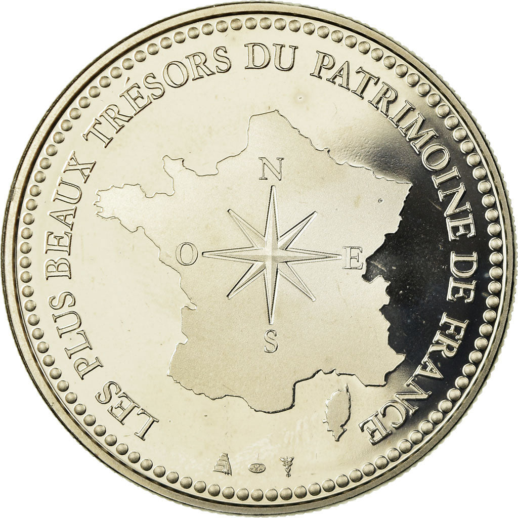 France, Medal, Paris - Cathédrale Notre Dame de Paris, MS(65-70), Copper-nickel