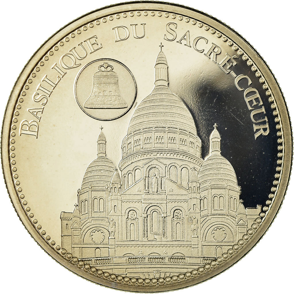 France, Medal, Basilique du Sacré Coeur de Montmartre, MS(65-70), Copper-nickel