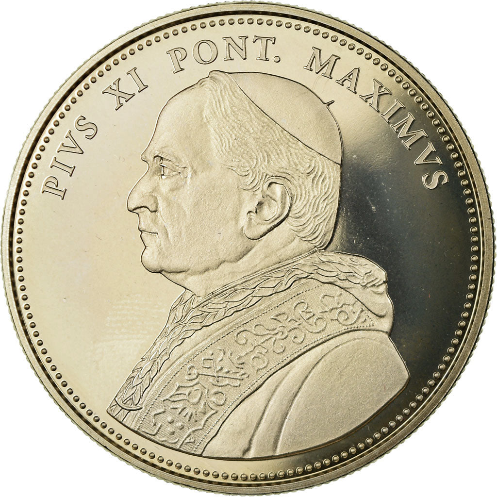 Vatican, Medal, Le Pape Pie XI, Pastor Bonus, MS(65-70), Copper-nickel