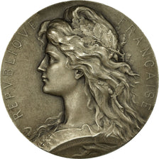Algieria, Medal, Société d'Horticulture d'Alger, O.Roty, MS(63), Srebro