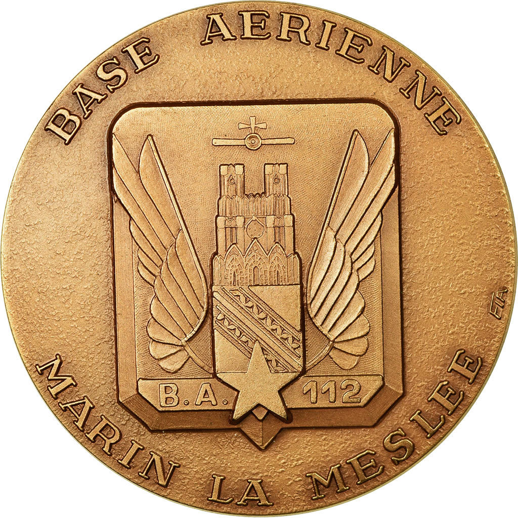 France, Medal, Base Aérienne, Marin La Meslée, MS(65-70), Bronze