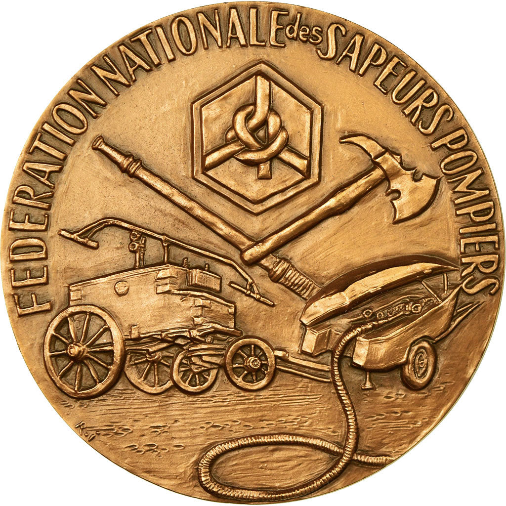 France, Medal, Fédération Nationale des Sapeurs Pompiers, Reims, 1982, Irolla