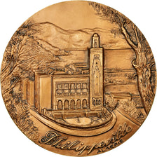 Argélia, Medal, 150 Ans de Philippeville, 1988, Irolla, MS(64), Bronze