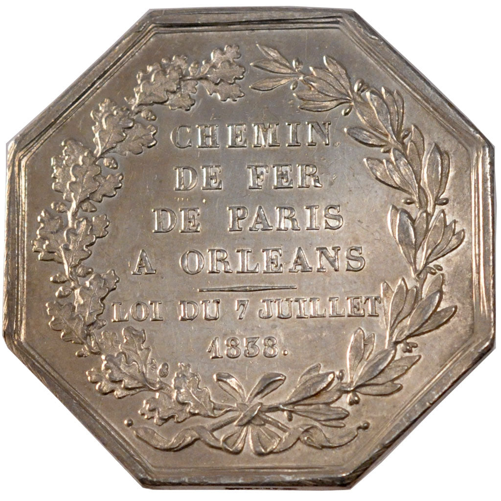 France, Railway, Token, AU(55-58), Silver, 23.84