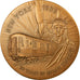 France, Médaille, Paris / New-York, 80 Ans de Métro, 1986, SPL+, Bronze