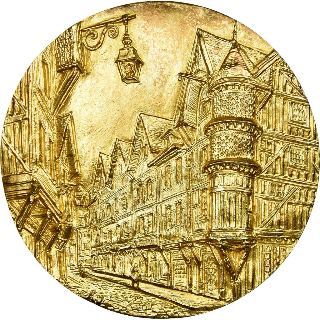 France, Medal, Troyes, 1979, Irolla, MS(64), Vermeil