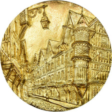 France, Medal, Troyes, 1979, Irolla, MS(64), Vermeil