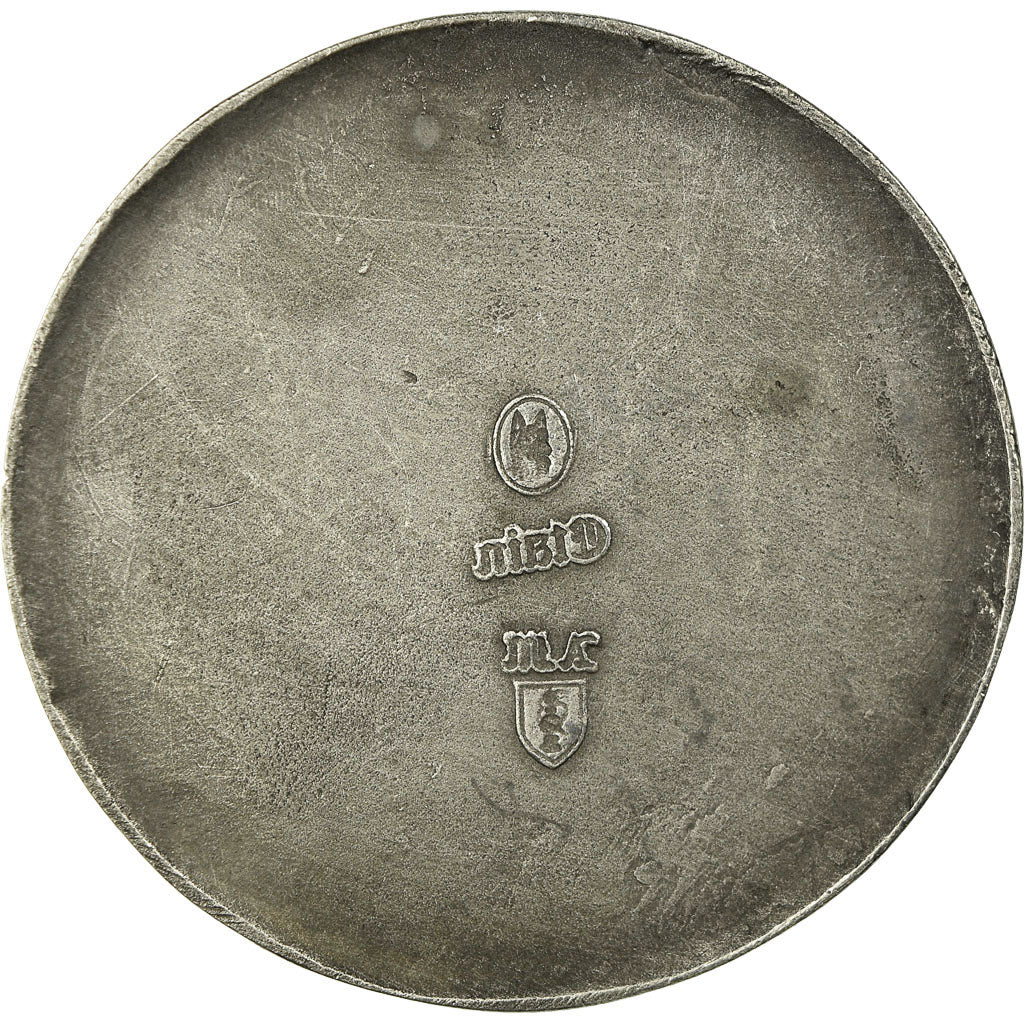 Francia, medaglia, Sceau de la Ville de Valenciennes, SPL+, Bronzo argentato