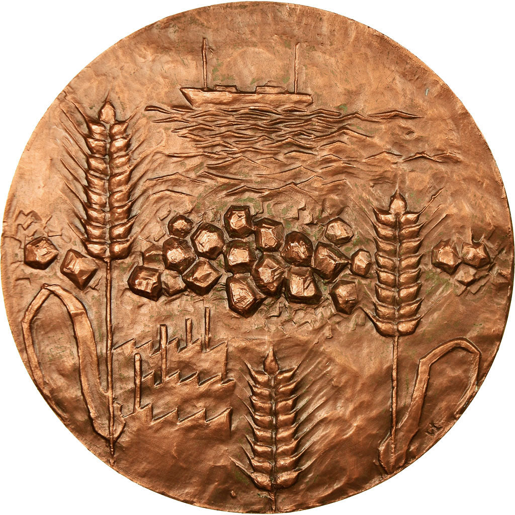 France, Medal, Région Pas-de-Calais, 1976, MS(63), Copper