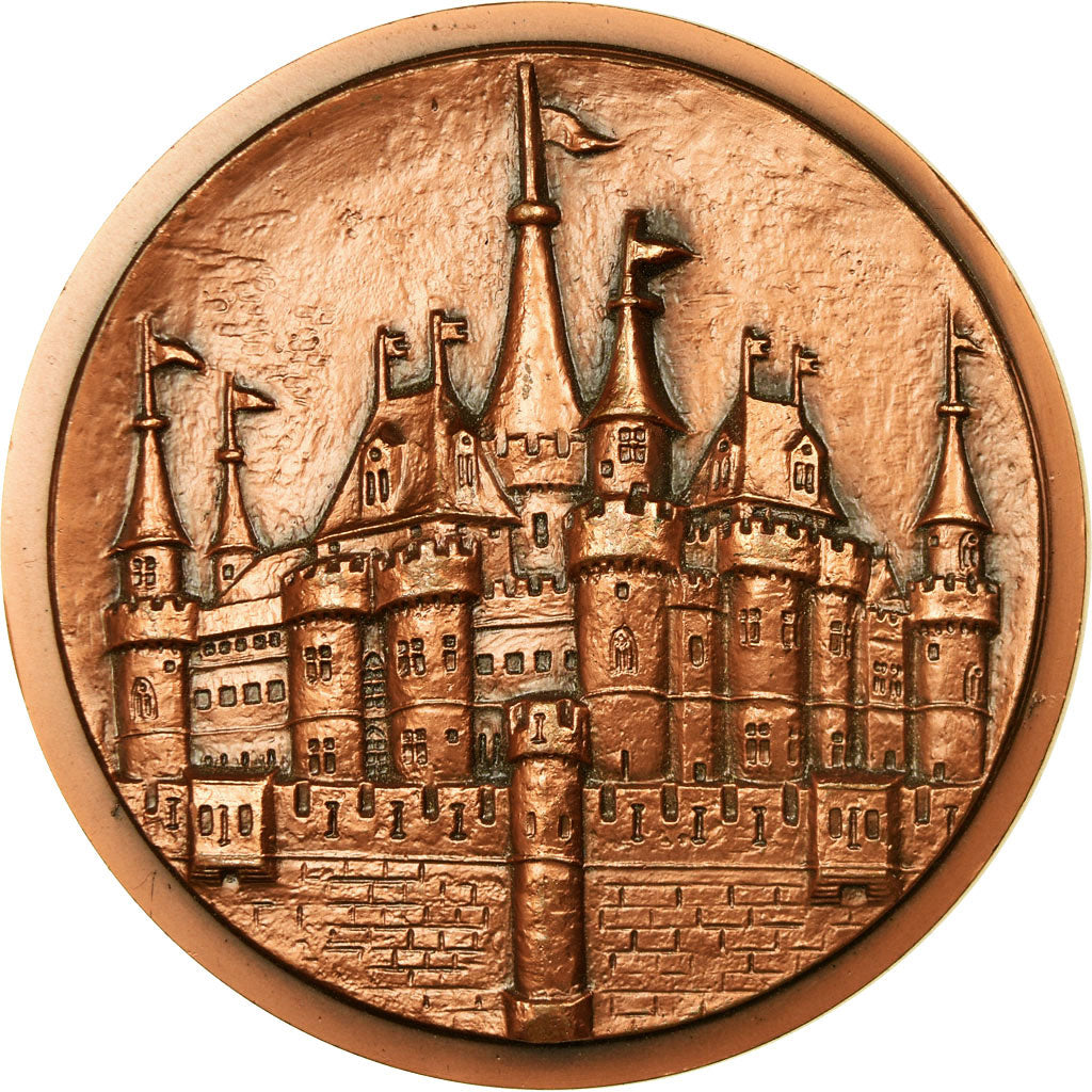 Frankreich, Medaille, Fouilles de la Cour Carrée du Louvres, 1985, Le Ruyer