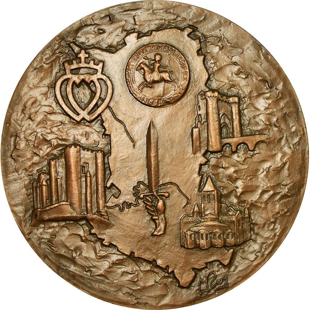 France, Médaille, Conseil Général des Deux-Sèvres, 1970, Roy, SPL+, Bronze