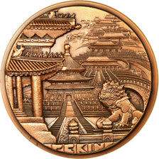 France, Medal, Pékin, 1983, Thérèse Dufresne, MS(65-70), Copper