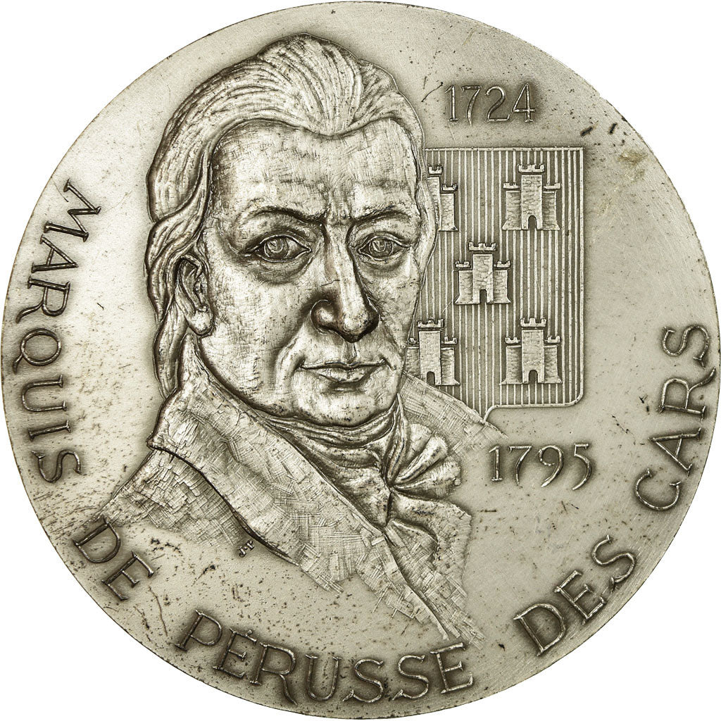 França, Medal, Retour des Acadiens en Poitou, Marquis de Pérusse des Cars
