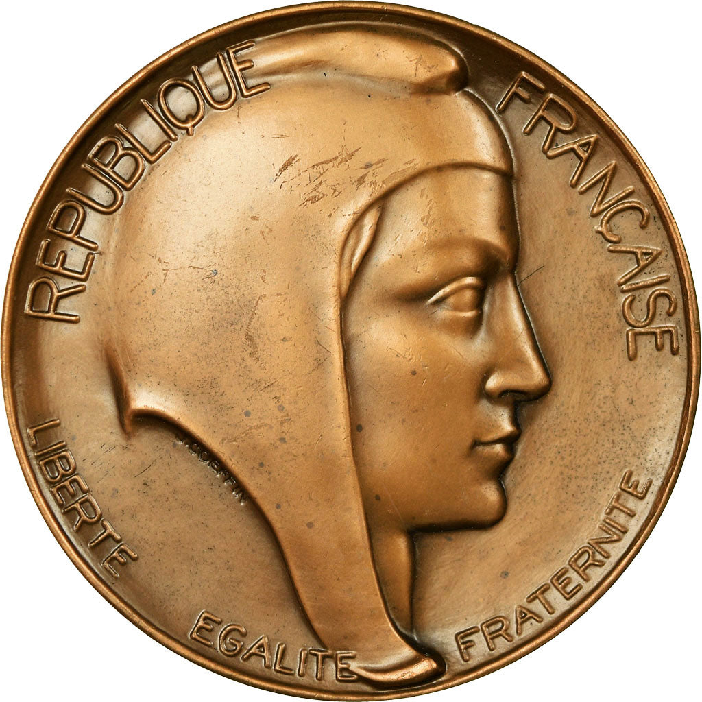 France, Medal, Fernand Chaussebourg, Conseiller Général de la Vienne, 1982