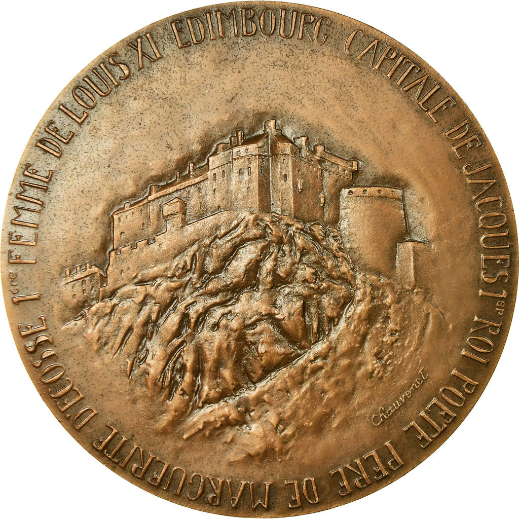 France, Médaille, Tombeau de Marguerite d'Ecosse, Thouars, History, 1980