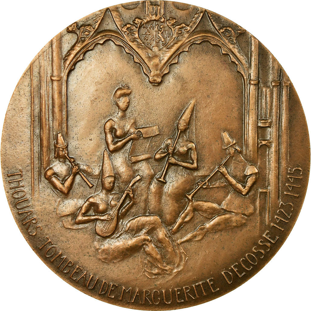 France, Médaille, Tombeau de Marguerite d'Ecosse, Thouars, History, 1980