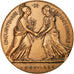 France, Medal, Cinquantenaire de l'Entente Cordiale, 1954, Dropsy, MS(65-70)