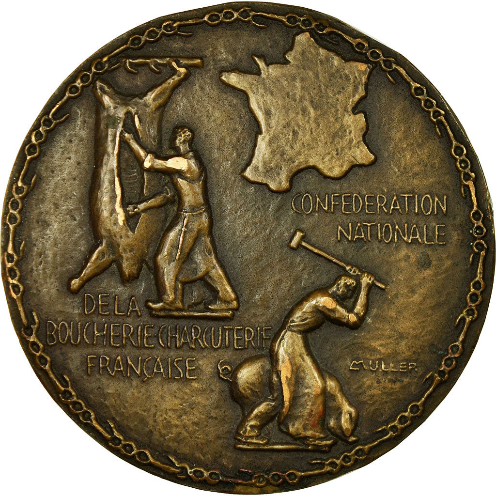 France, Médaille, Concours International de Boucherie-Charcuterie, Paris, 1950