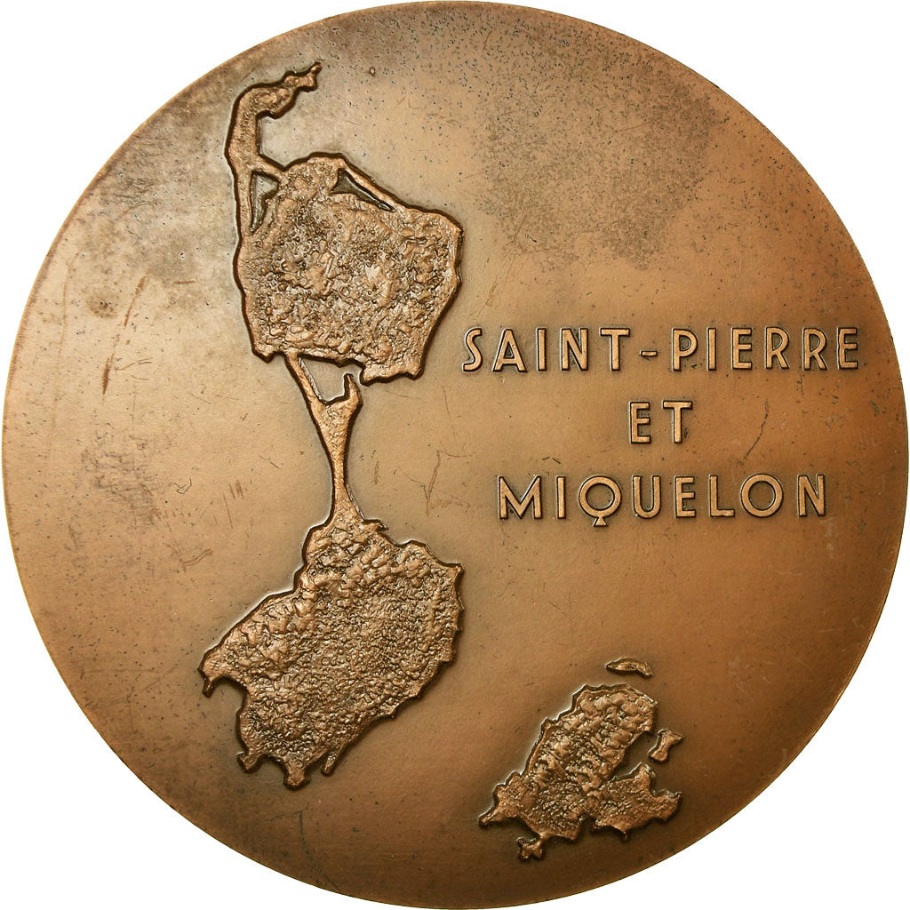 France, Médaille, Saint-Pierre et Miquelon, 1980, SPL, Bronze