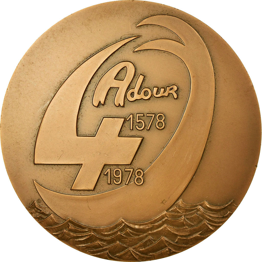 France, Médaille, 4ème Centenaire du Détournement de l'Adour, History, 1978
