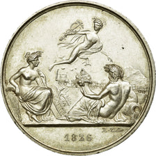 France, Token, Railway, 1836, AU(55-58), Silver