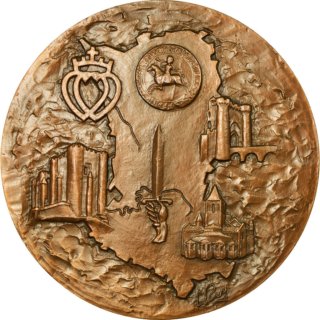 France, Medal, Conseil Général des Deux-Sèvres, 1970, Roy, MS(64), Bronze