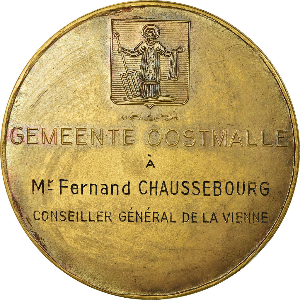 Belgium, Medal, Gemeente Oostmalle, AU(55-58), Bronze
