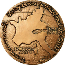 Francja, Medal, Communauté Européenne du Charbon et de l'Acier, 1955, Reyol