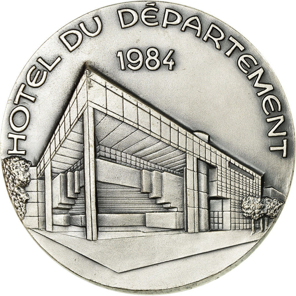 Francia, medaglia, Conseil Général du Loiret, Hôtel du Département, 1989