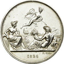France, Token, Railway, 1826, AU(55-58), Silver
