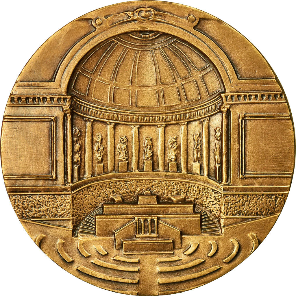 France, Medal, Palais du sénat, Politics, Society, War, MS(64), Bronze
