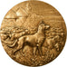 France, Medal, Chien de Berger, 1967, Virion, MS(65-70), Bronze