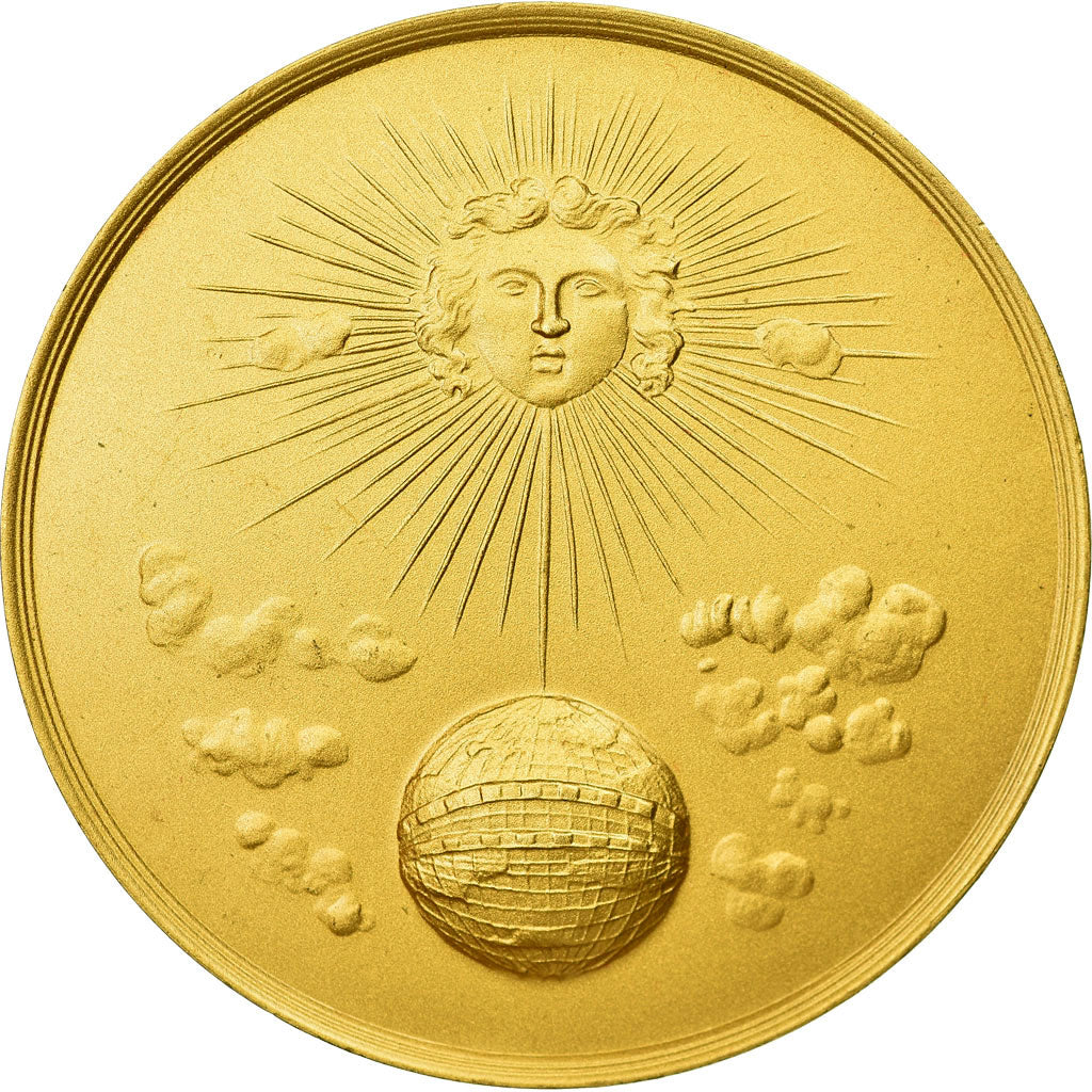 Francia, medalla, Le Verrier, Fondateur de la Météorologie Moderne, 1987, FDC
