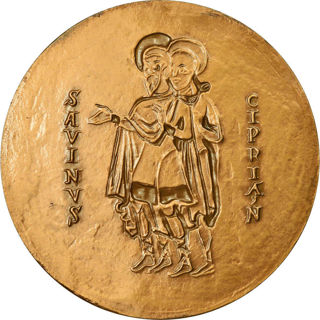 France, Medal, Saint-Savin, Vienne, 1970, Landry, MS(64), Bronze