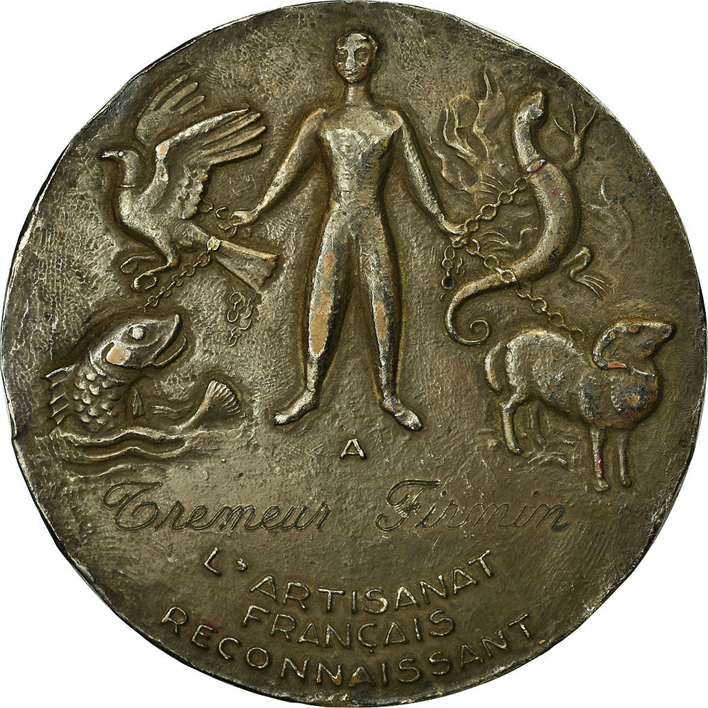 Francia, medaglia, Chambre de métiers de France, Guiraud, BB, Bronzo