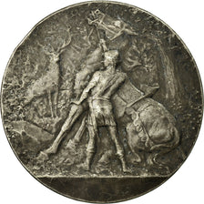 Francia, medalla, Chasse, 1er Congrès International de la Chasse, 1907, Cariat