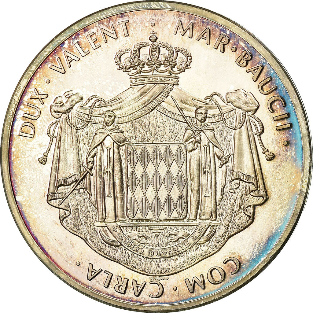 Monaco, Medaille, Charles III, Prince de Monaco, UNC-, Zilver