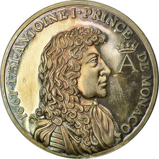 Monaco, Medal, Antony I, Prince of Monaco, Silver, MS(63)
