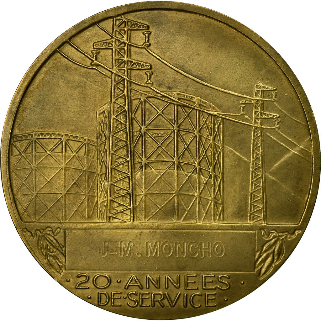 França, Medal, Électricité de France et gaz de France, Dropsy, MS(65-70)